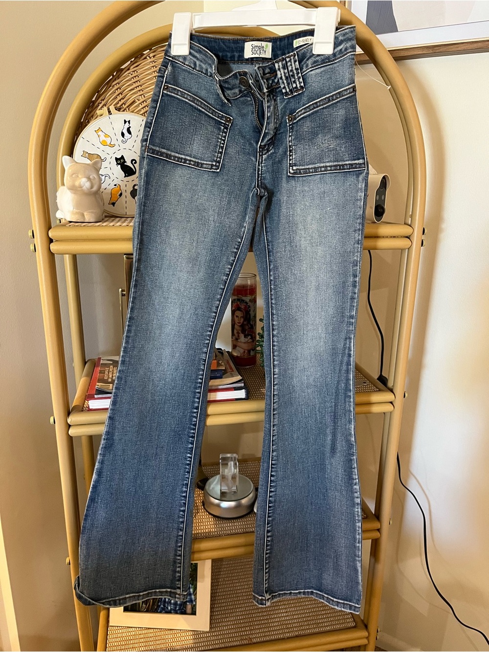 Sanctuary Women's Wide Leg Flare Jeans in Medium Wash